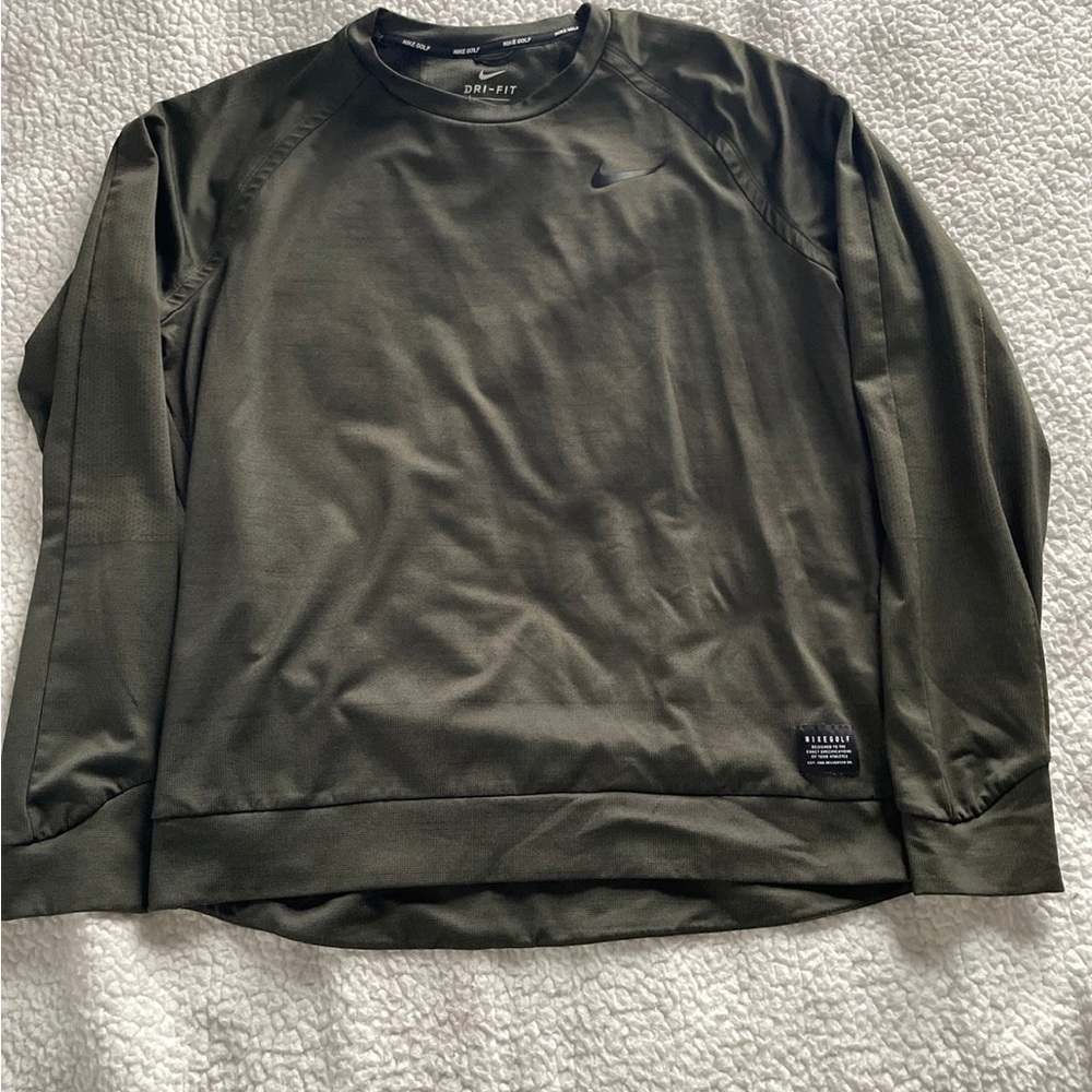 Nike Golf Olive Green Crewneck Sweatshirt